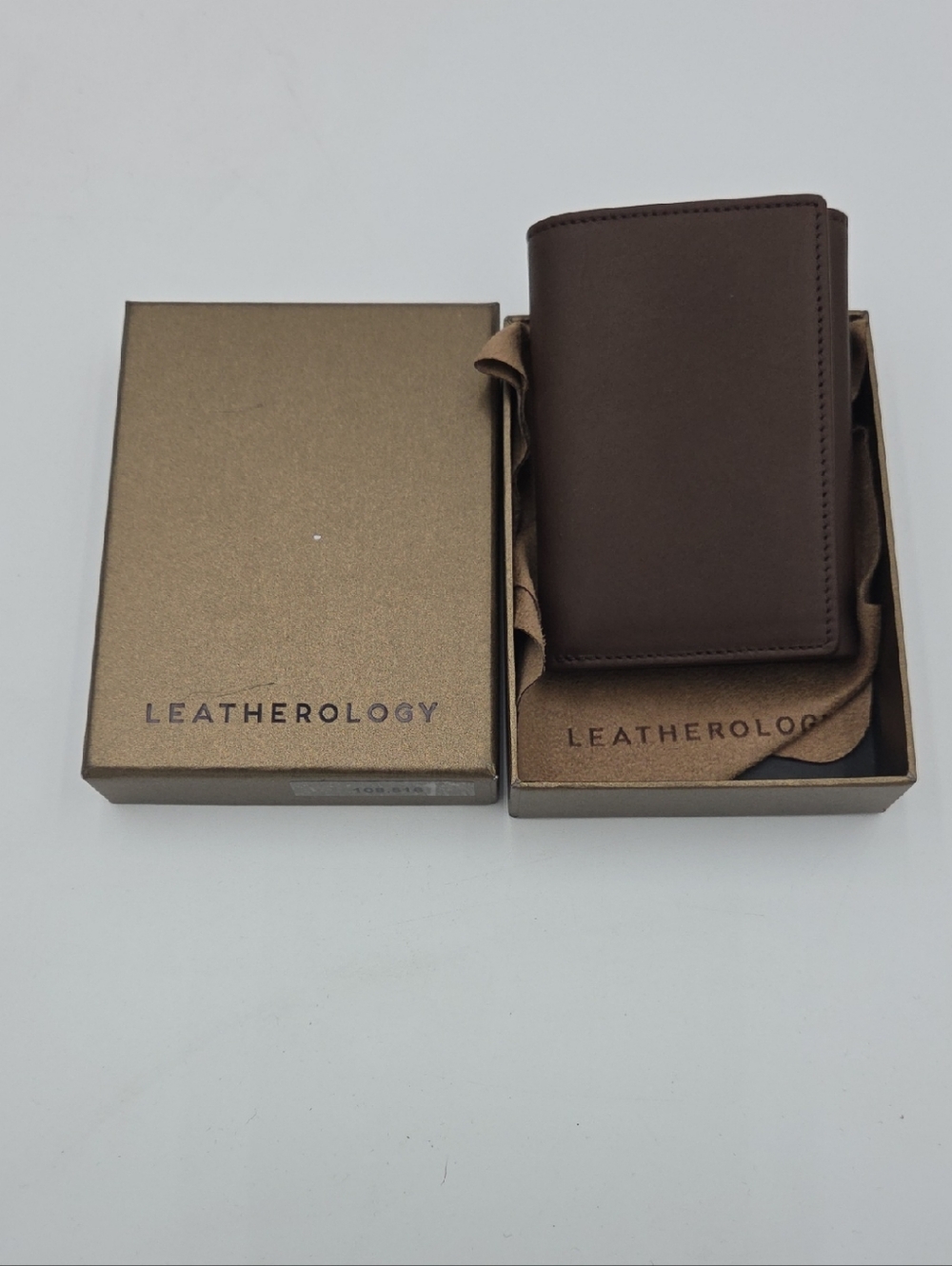Leatherology Men’s Brown Leather Card & Key Holder